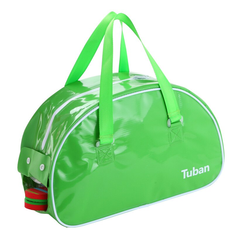 Delle Signore Delle donne Borsa Da Viaggio Impermeabile Esterna Beach Tote Asciutto e Bagnato Separazione Borse IN PVC: green