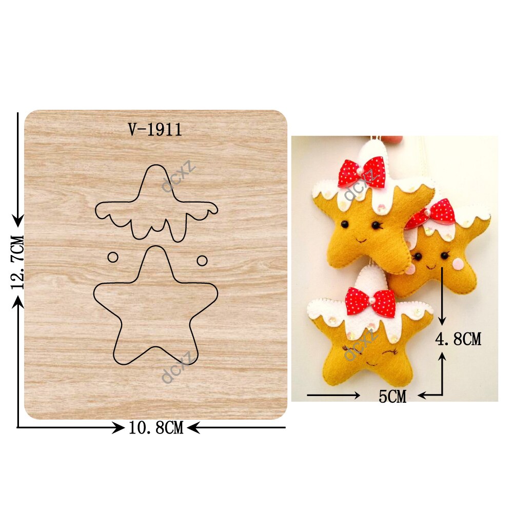 wooden dies cutting dies for scrapbooking Multiple sizes V-1911: V-1911