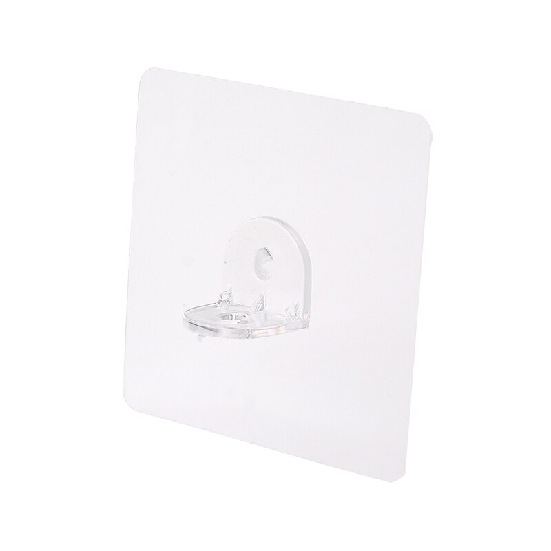 Transparent Punch-free layered partition bracket Triangle bracket support shelf Right angle support paste screw hook Organizer