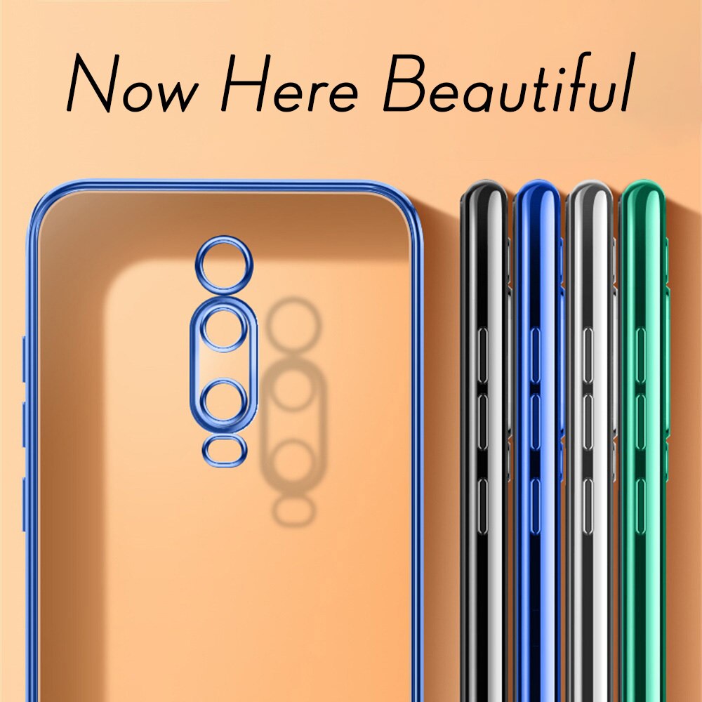 Clear Mode Plating Case Voor Xiaomi Mi 9T Pro Soft Tpu Luxe Telefoon Back Cover Xiaomi9T Mi9T 9Tpro originele Beschermende Fundas