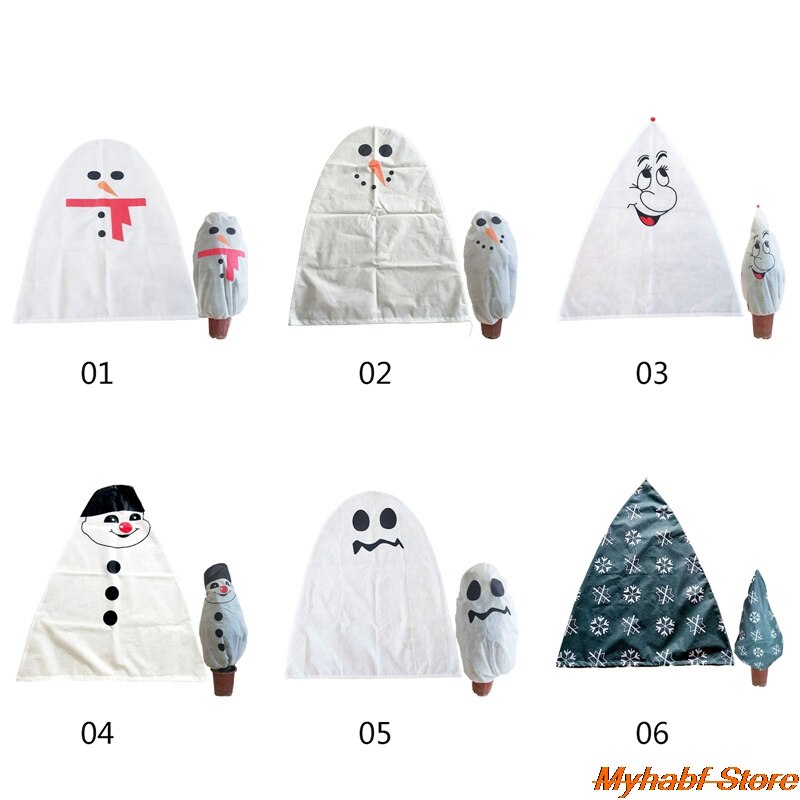 Kerst Outdoor Plant Cover Winter Warm Boom Struik Planten Beschermende Tas Vorst Bescherming Cover Voor Home Yard Garden Decor