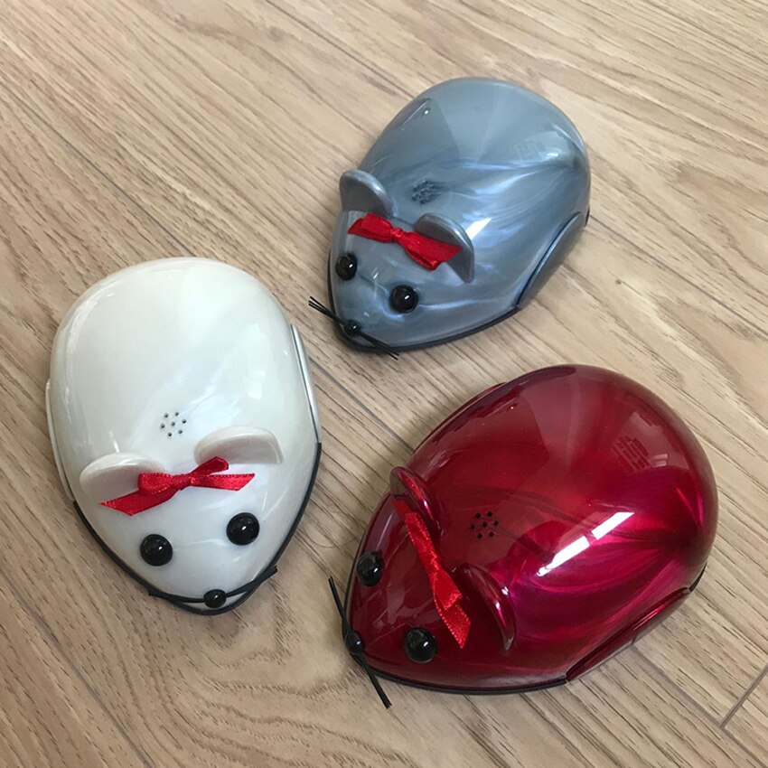 Simpatico topolino telefono con filo creativo casa ufficio telefono fisso fisso, tastiera illuminata, decorazione del telefono-rosso, bianco, grigio