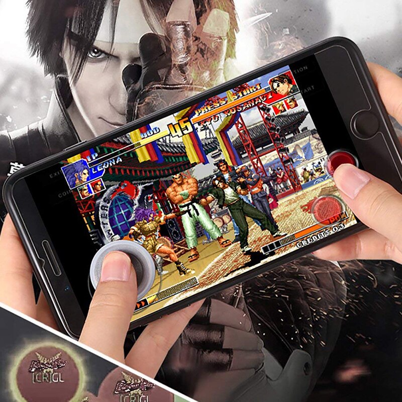 Telefono Del Telefono mobile Del Gioco telecomando da gioco rocker tocco-Sn Joypad controllore di Gioco Del Telefono telecomando da gioco per iPhone iPad androide tavoletta 1 pai