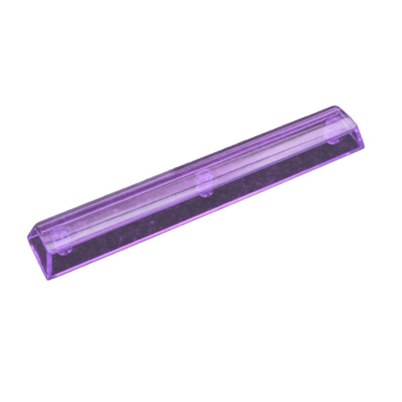 PC Crystal 6.25U Tecla barra espaciadora Altura original opcional para teclado mecánico D2RC: Morado