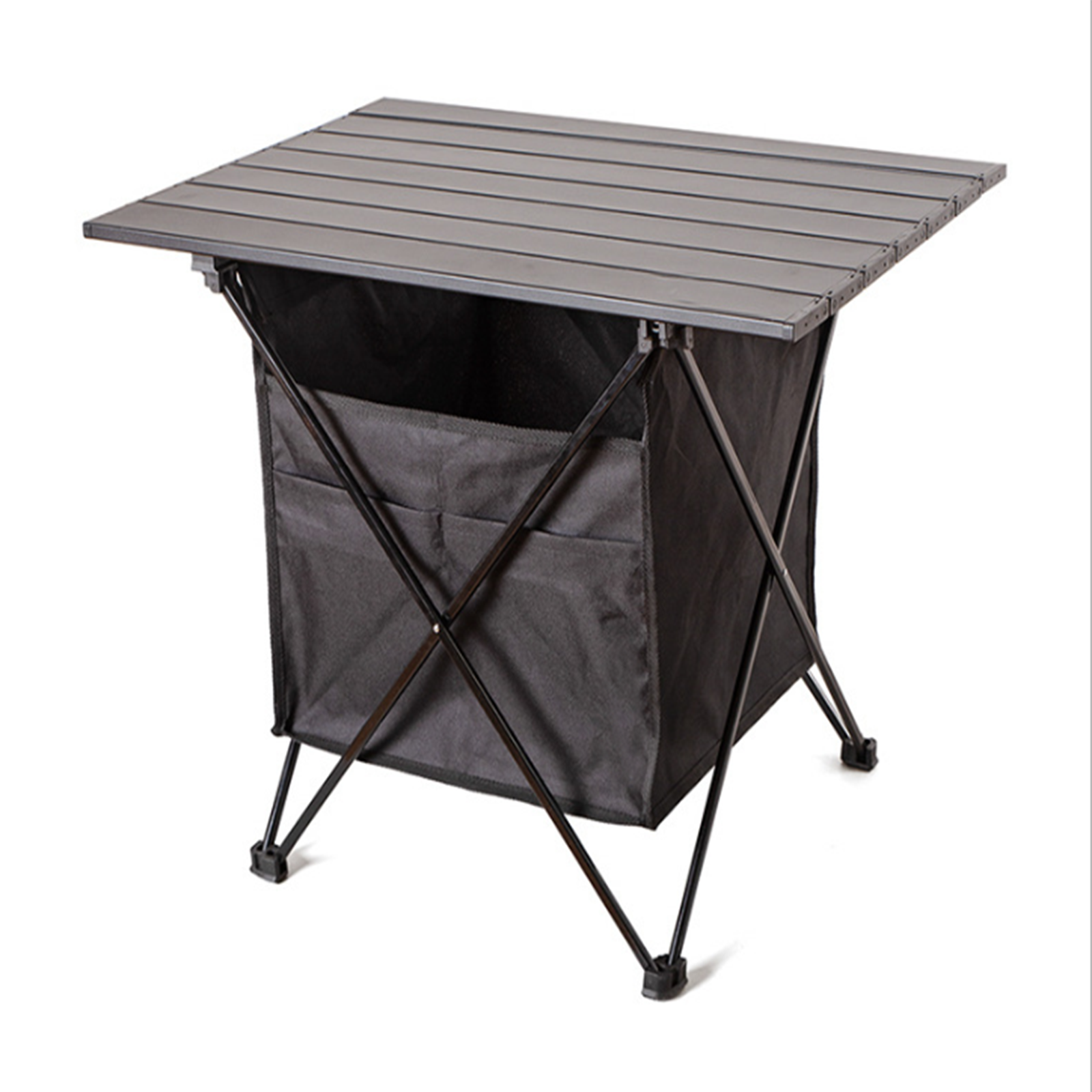 Outdoor camping folding table clothes storage bag portable barbecue stall table waterproof tableware self-driving backyard use