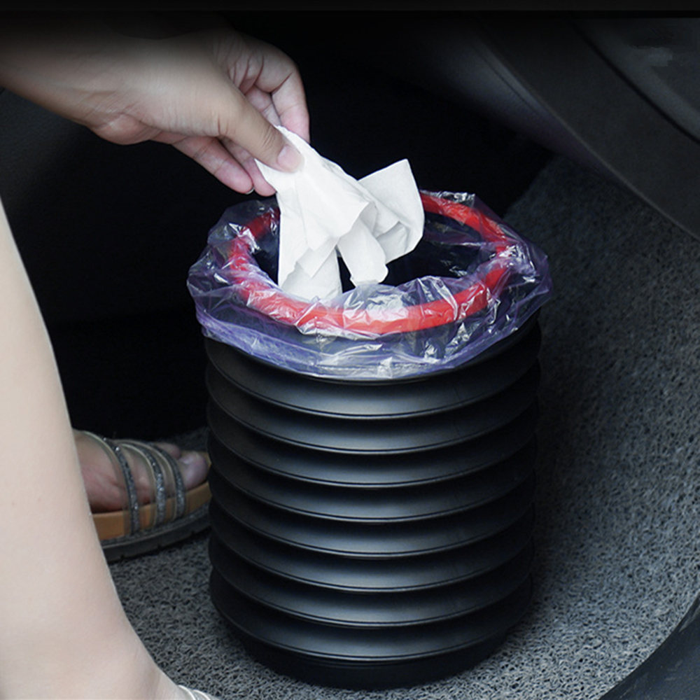 Car Foldable Trash Can Bin For Jeep Grand Cherokee Compass Commander Wrangler Rubicon SAHALA Patriot Gladiator