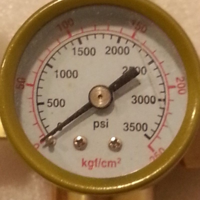 Argon Co2 Regulator Flowmeter Gas Pressure Gauge Mig/Tig Welding Cga580