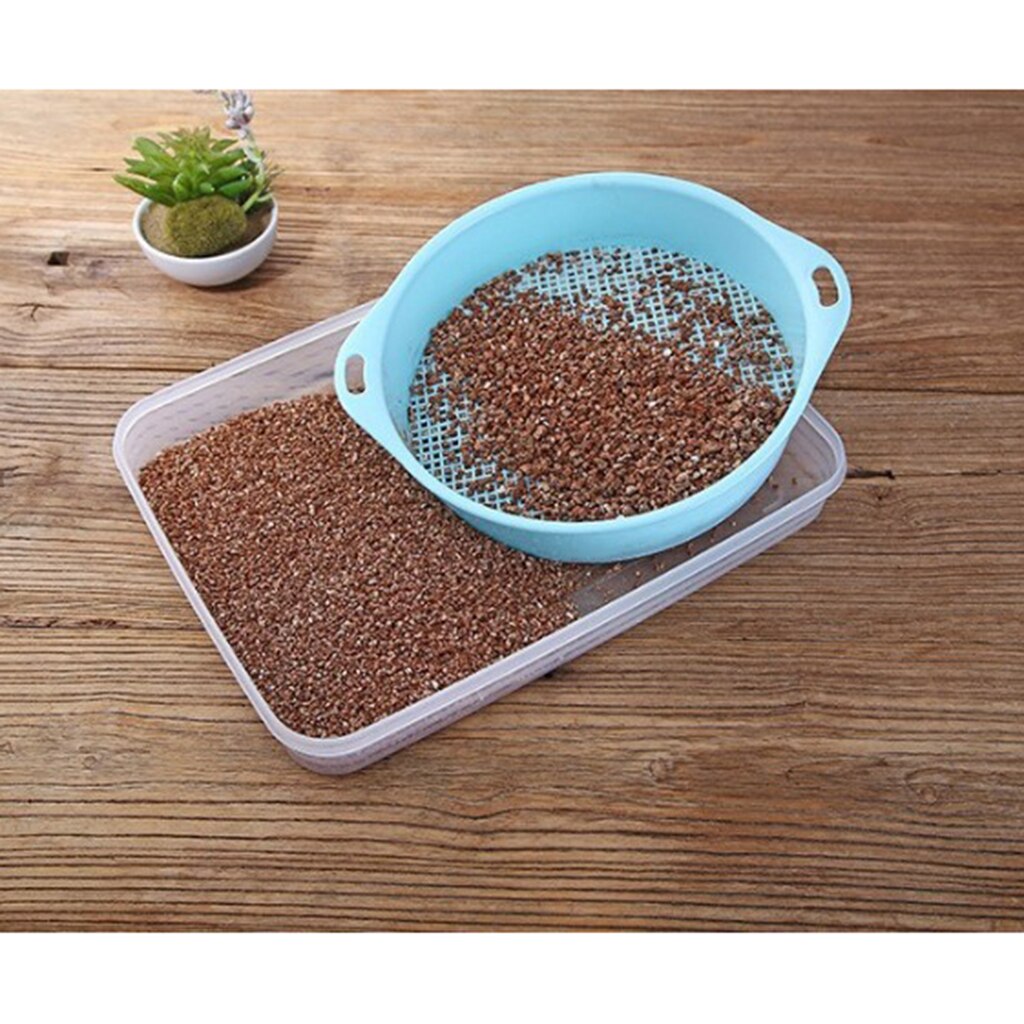 Handy Soil Sieve Planting Mesh Sifter Practical Net Compost Tools w/ Handle