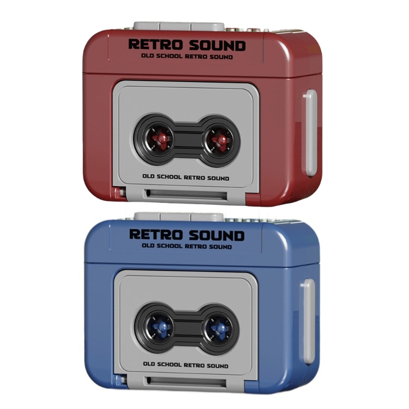 Retro Mini Cassettes Player Tape Recorders Small Music Player for On the Go Entertainment Recording Casual