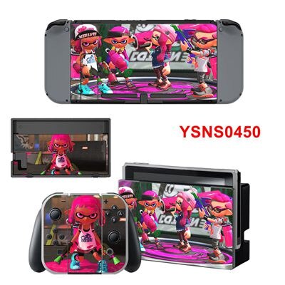 Splatoon 2 Aufkleber Nintend Schalter Haut NS Konsole Controller Vinyl Skins Decals Aufkleber Spiel Abdeckung Für NS: YSNS0450