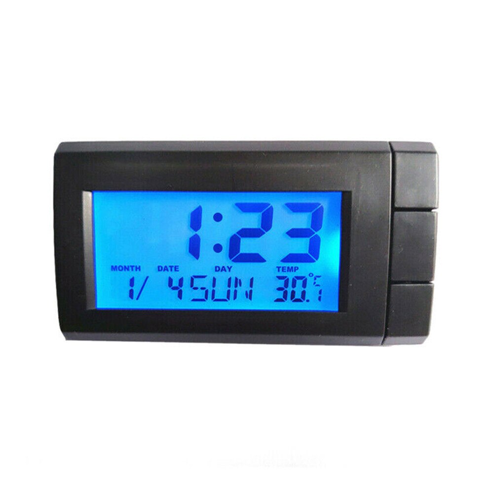 Date Clock Digital Thermometer For Car Dashboard Mini Parts Portable ABS
