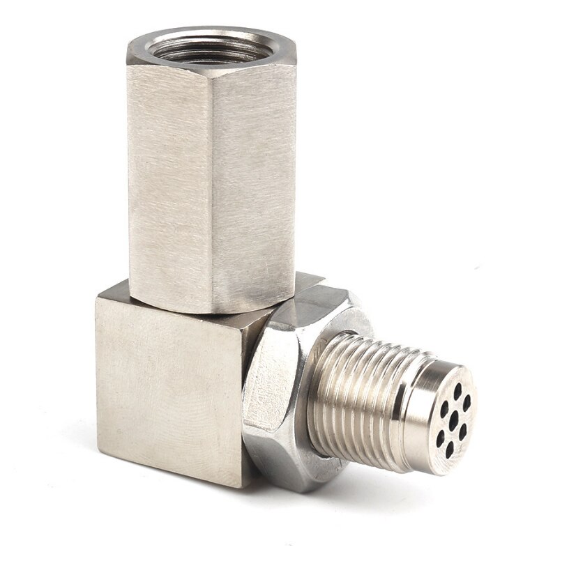 Mini 90 Degree CEL Check Engine Light Bungs O2 Oxygen Sensor Socket Spacer