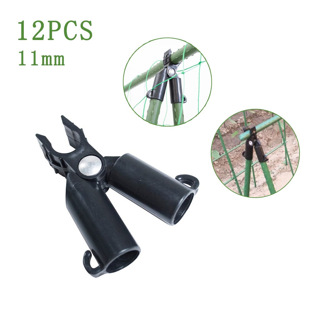 Accesorios de pilar de toldo para soporte de plantas, Clip tipo A, montaje rápido, soporte de vid de escalada, Conector de estante, Clip de sujeción, 12 Uds.