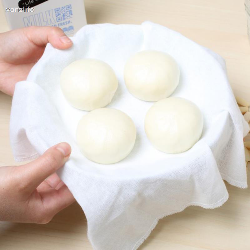 Kitchenware cotton yarn steamer cloth Nonstick steamed dumpling cloth steamer gauze breathable bamboo steaming buns head pad