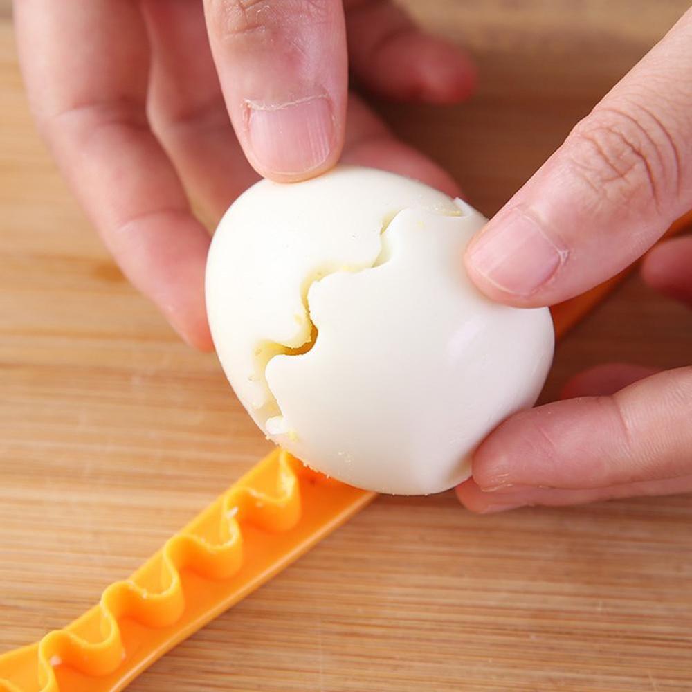 schick schneiden Eier Gekocht Haushalt Gekochte Eier Schimmel Cutter Werkzeuge Bento Kreative schneiden Küche Blume Hause Geformt Zubehör K3O0