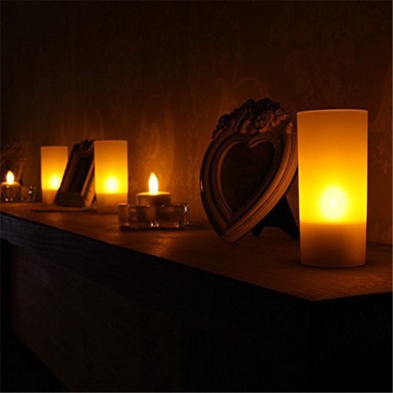 Velas Led a batería luces de té 6 piezas realista sin llama velas decorativas bougies decoratives casa swiece dekoracyjne 2