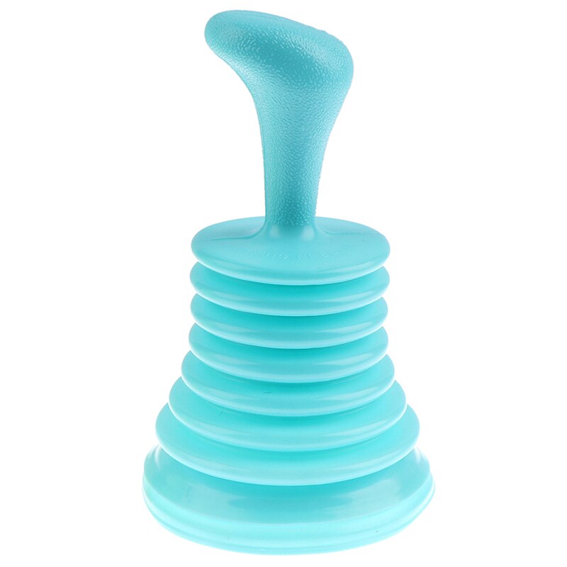 Familie gootsteen afvoer pijpleiding baggermachine beker zuiger gootsteen afvoer reinigers zuig toilet borstel zuignappen toilet ontstopper: Hemelsblauw