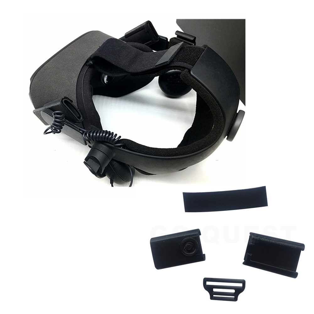 For Oculus Quest VR Headset Adapters and Magic Tape for HTC Vive Deluxe Audio Strap Accessories