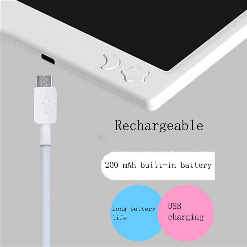 LCD Writing Tablet 16 Inch Drawing Handwriting Pad Message Graphics Board Kids Writing Board Lock Key One-Click Clear Child