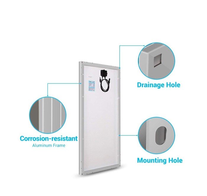 30watt Solar Collector Poly Crystalline Photosensitive Modified Solar Receiver Efficient Performance in Reasonable Price Solar P