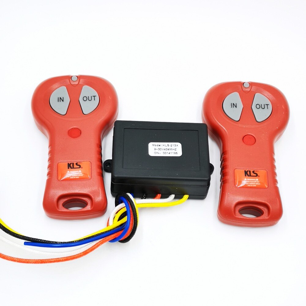 433MHz 9V-36V Universal Wireless Winches Remote Control Recovery Kit For Jeep SUV Truck Car