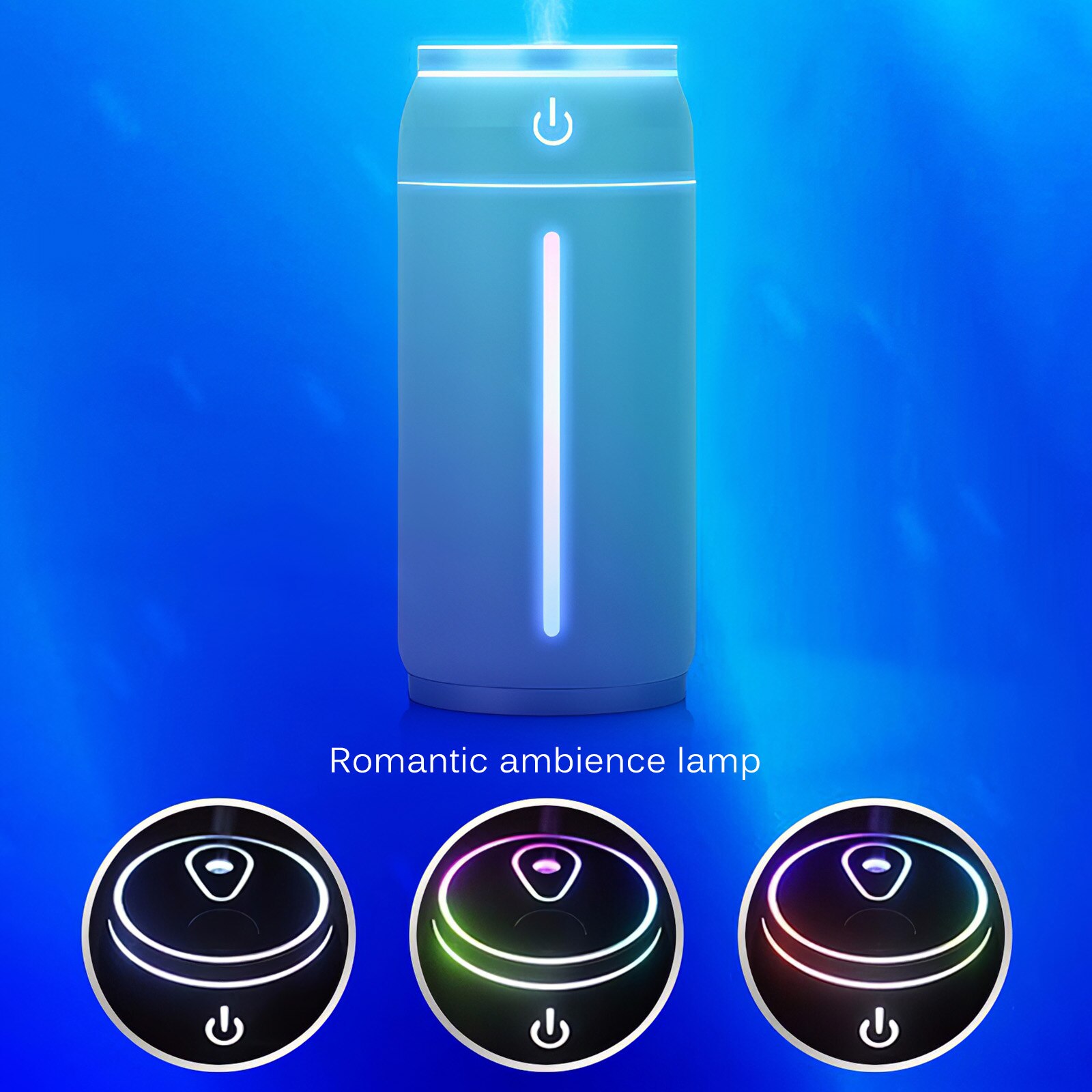 TiOODRE Air Humidifier Machine 220ml USB Two Modes Colorful Light Aromatherapy Diffuser Colorfu Humidifying Light Device