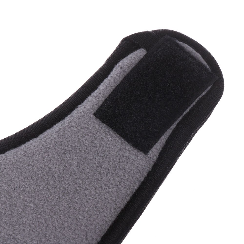 Calentador de invierno Unisex mujeres hombres oído cabeza banda Polar Fleece negro Ear Muff Stretch Spandex accesorios de bandas para el cabello