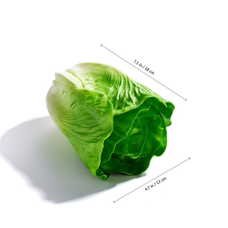 Simulation Vegetables Furniture Decoration Simulation Toys Pepper Cabbage Eggplant Bitter Melon Realistic Furniture Decoration: Romaine Lettuce