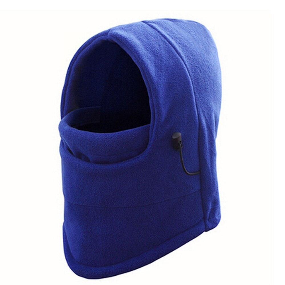 6 in 1 Thermal Fleece Balaclava Hood Police Swat Ski Bike Wind Stopper Mask Outdoor camping equipment edc gear: D