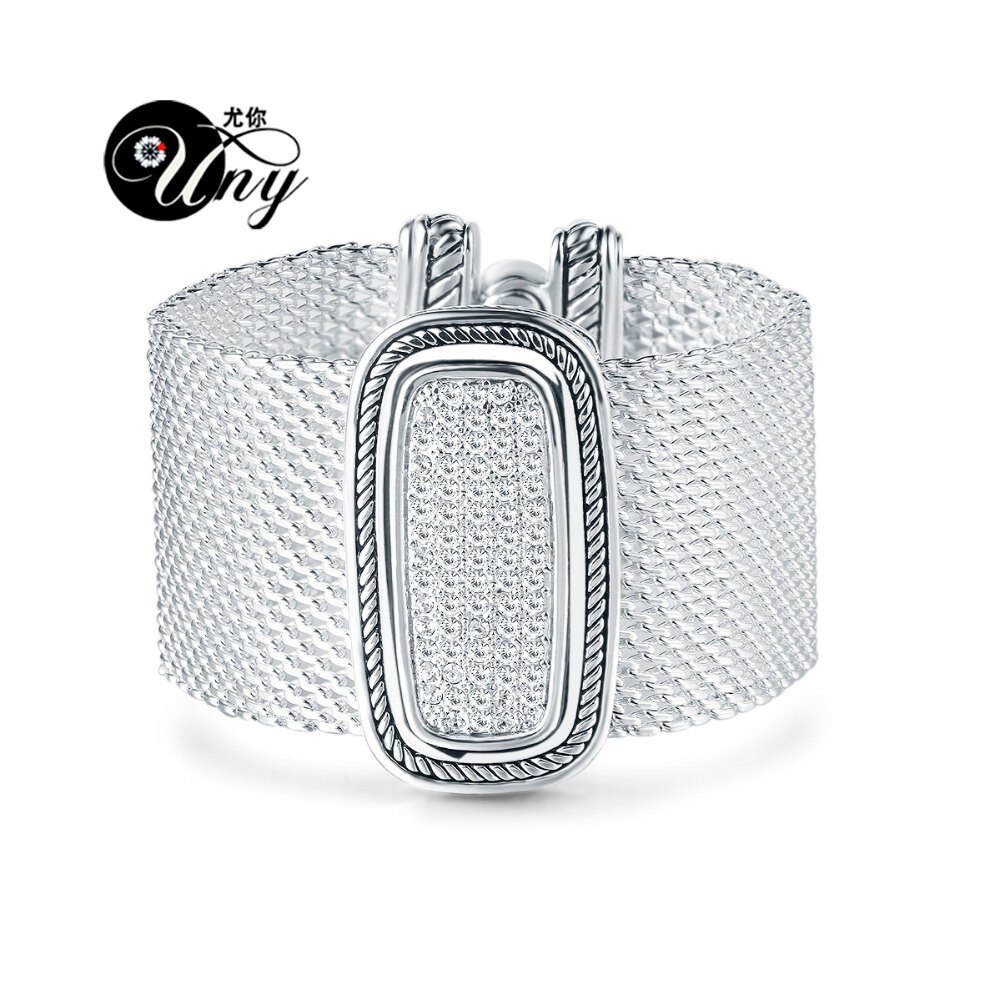 2. UNY Retro Pave Kristallen Armbanden Armband Geïnspireerd persoonlijkheid legering armbanden Vintage Antieke Armband Sieraden