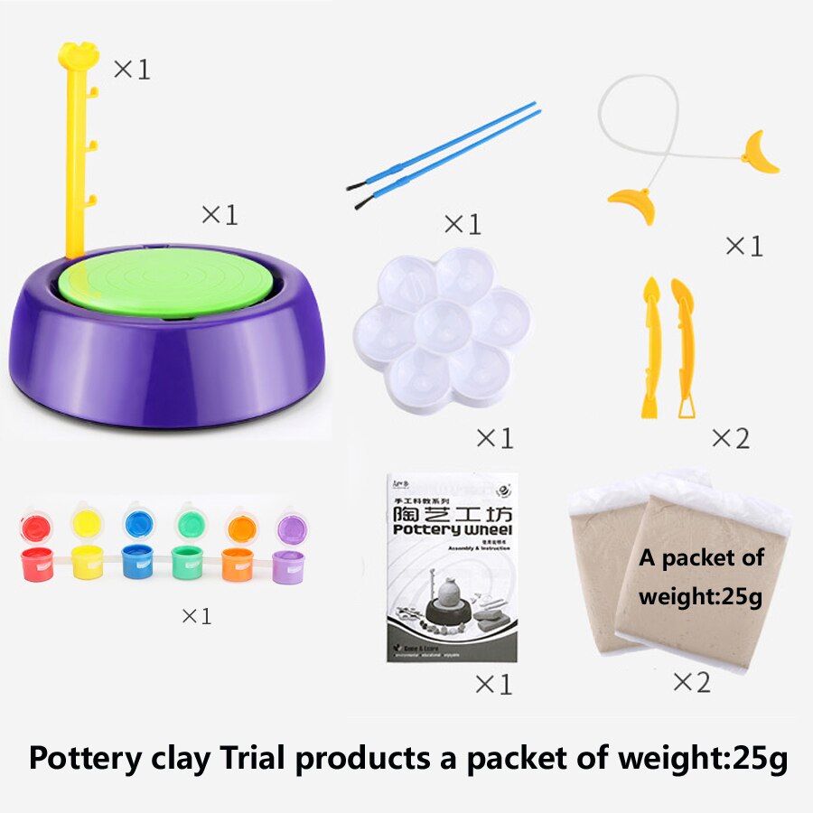 Mini DIY Handmake Keramik Keramik Maschine freundlicher Handwerk Spielzeug Für Jungen Mädchen Keramik Räder Kunst Und Handwerk Art Spielzeug Beste