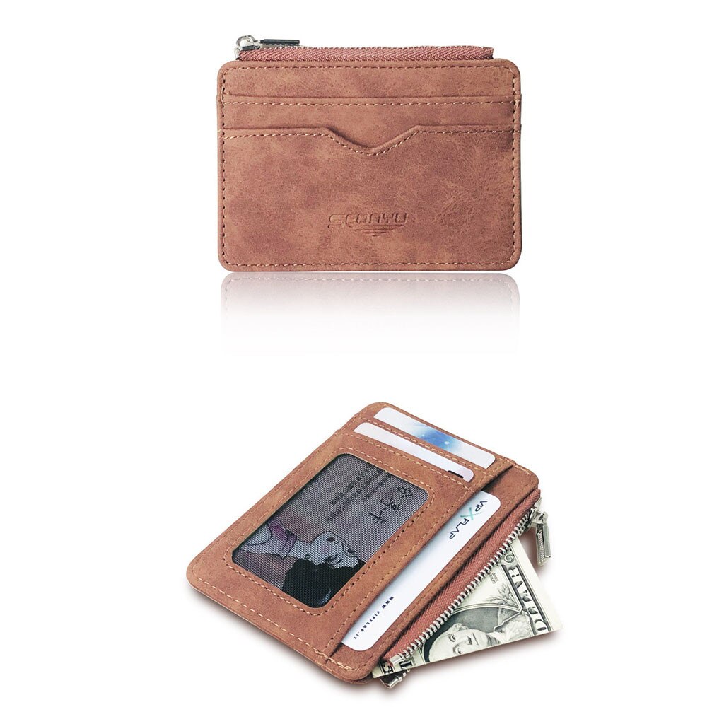 Vrouwen Portefeuilles Rits Pu Lederen Portemonnee Mini Sleutelhanger Kleine Portemonnee Multi-Card Bit Kaarthouder houder