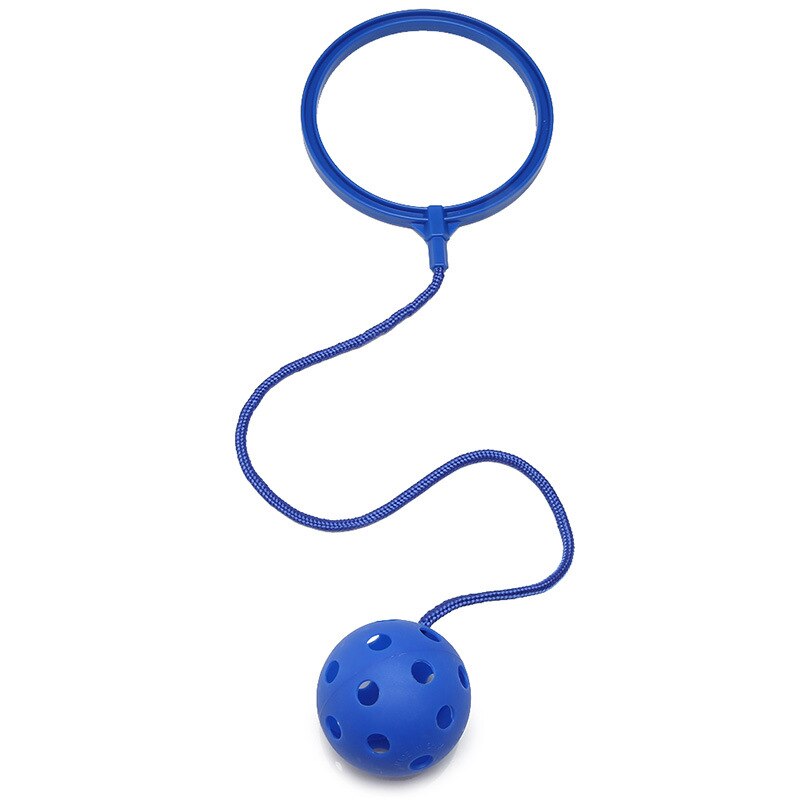 1 pièces enfants coloré sauter balle corde à sauter balle pied saut sport balançoire balle jouets aire de jeux Kit d'exercice en plein air amusant jouet: C