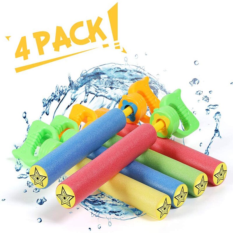 4pcs Water Spray Shooting Toy for Kids Swimming Pool Party Outdoor Beach Game Toy NOV99