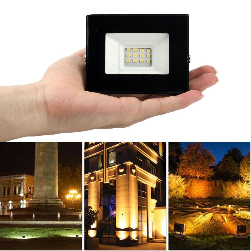 10W Mini LED Flood Light 220V 240V IP65 Waterproof LED Floodlight Outdoor Reflector Spotlight Cold White Warm White LED Lighting