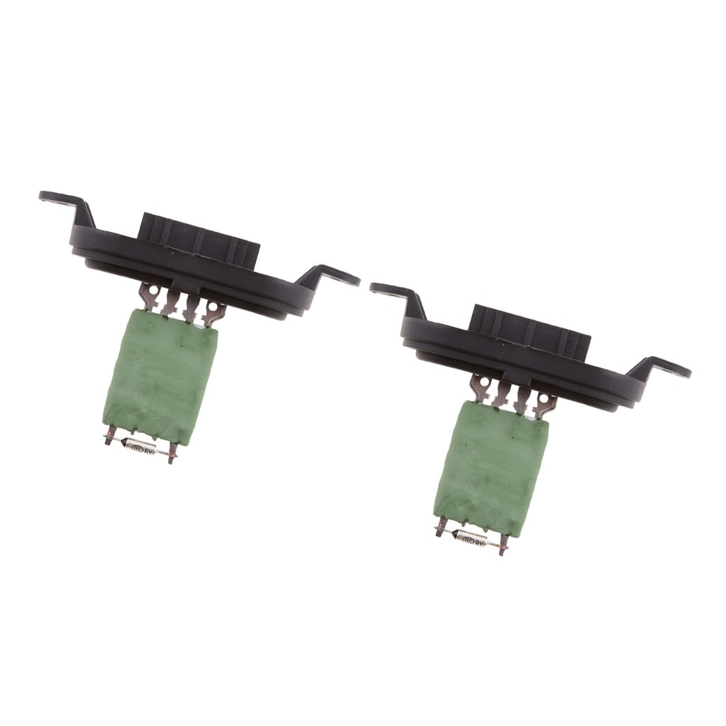 2pcs Fan Motor Fan Resistor Fan Motor Control Resistor Fan For VW Transporter Touareg
