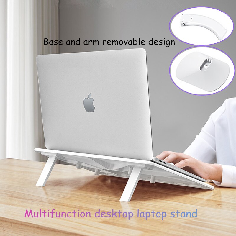 Multifunction Laptop Stand Angle Adjustable Reading Book Bracket Desktop Notebook Riser Holder Lapdesk laptop stand for bed