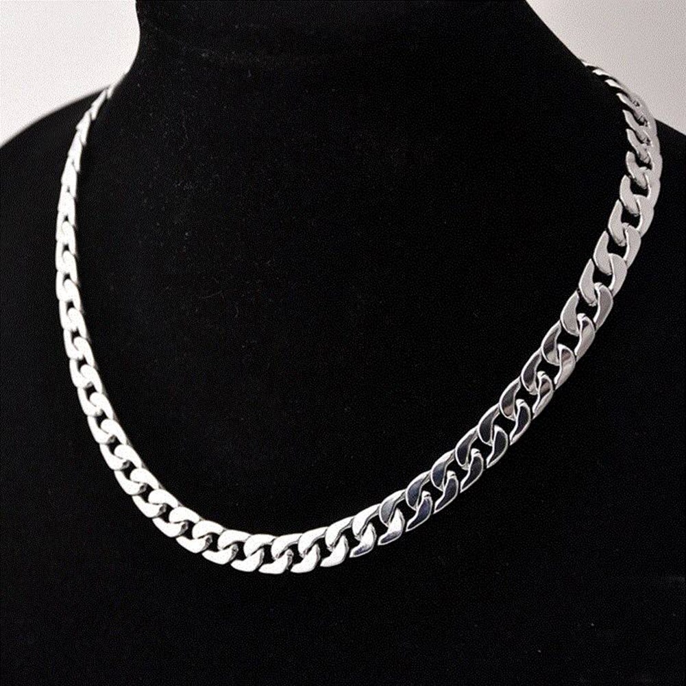 Mode Eenvoudige Mannen Twist Oblaten Wide Collier Partij Sieraden Ketting Huwelijksgeschenken Sieraden Ketting