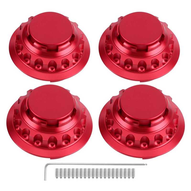 Capuchon central de roue 36136768640 jante de couverture de moyeu adaptée pour Honda avec 68 (69) mm diamètre extérieur 36131095361 36136783536: Rouge