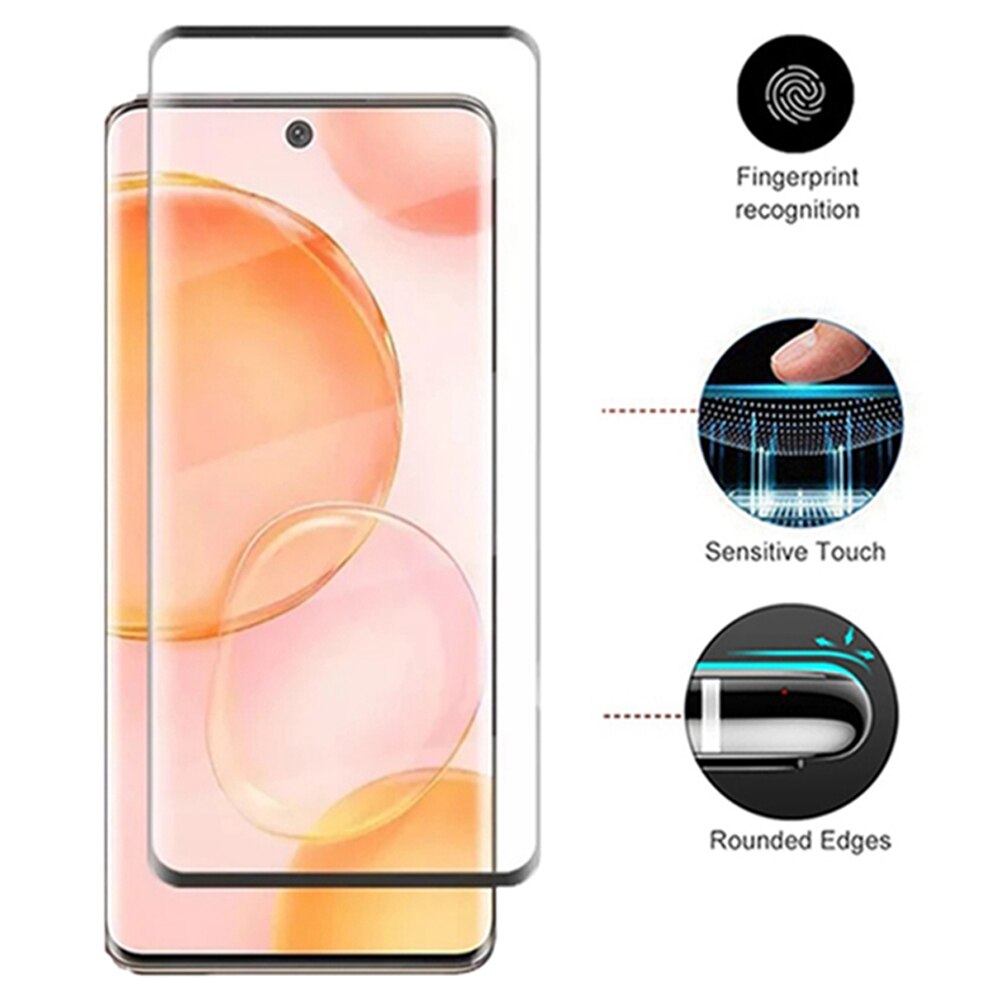 9D Gebogen Gehard Glas Case Voor Honor 50 6.57 &quot;Screen Protector Voor Honor50 NTH-AN00, NTH-NX9 Camera Lens Beschermende Film Cover