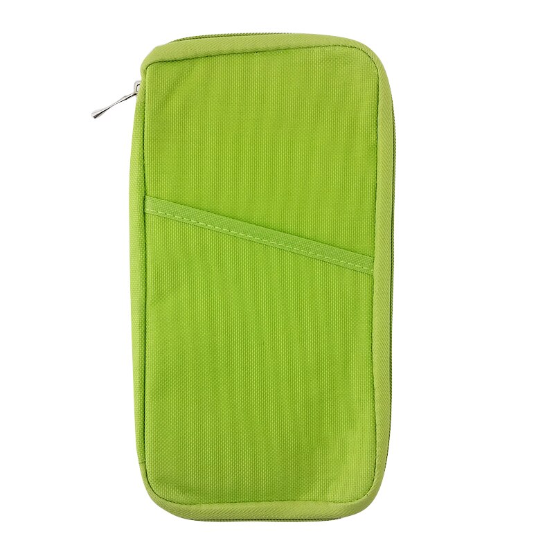1Pc Women Men Passport Cover Travel Credit ID Card Holder Wallet Purse Storage Document Bag Passport Case Organizer: Green With no logo