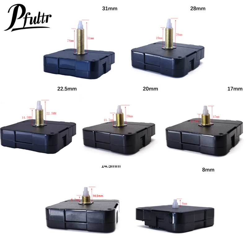 8/14.5/17/20/22.5/28/31mm Shaft Length Clock Replacement Movement Watch Accessories