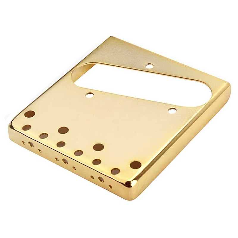 Placa de puente de guitarra para guardabarros Telecaster, pastilla de guitarra eléctrica, accesorios de repuesto (oro) 85,5mm