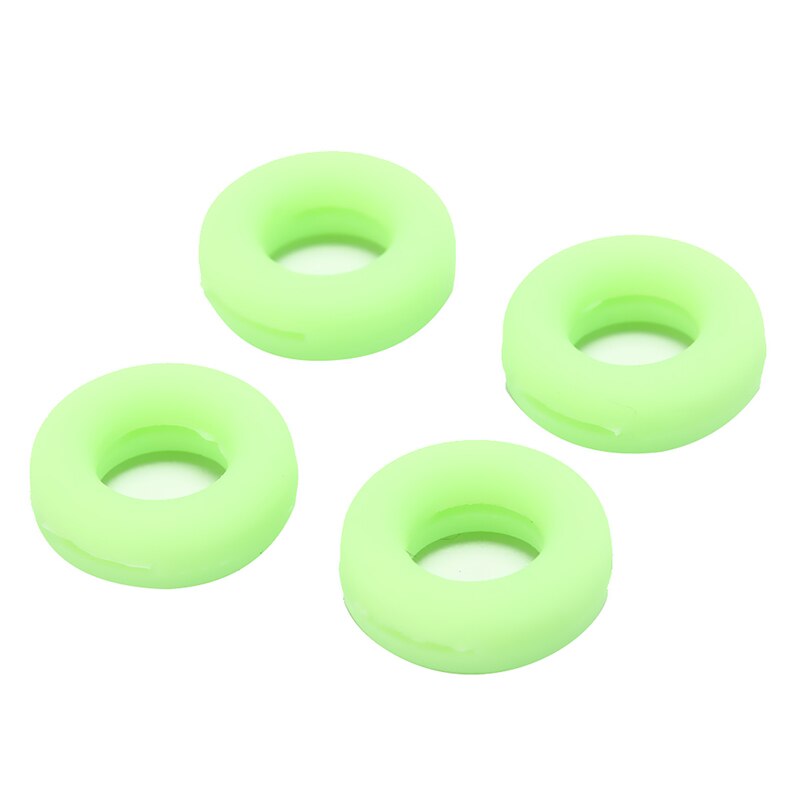 2 Pairs Round Glasses Ear Hooks Eyeglasses Sports Temple Tips Anti Slip Silicone Grips: Green