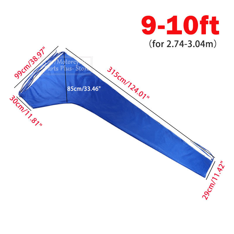 210D Mainsail Boom Cover Boot Cover Waterdicht Anti Uv Zonnescherm Stofdicht Boom Zeil Cover 8-9ft 9-10ft 10-11ft 11-12ft 12-13ft: Goud