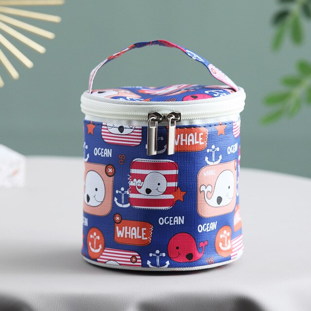Mini Thermal Lunch Box for kids Stainless Steel Vaccum Cup Soup Cup Insulated Lunch Box Portable Breakfast Milk Food Container: bags A