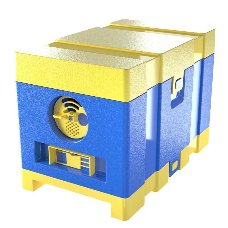 Mini Beehive Queen Bee Mating Box Beekeeper Bee Breeding Box Honeybee Breed Children's Beekeeping Tools: Light Grey