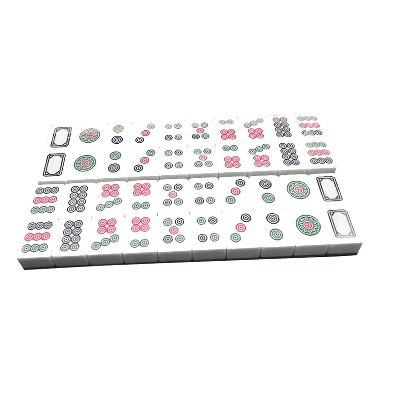 Mahjong spil sæt underholdning bordspil med 40 mellemstore fliser