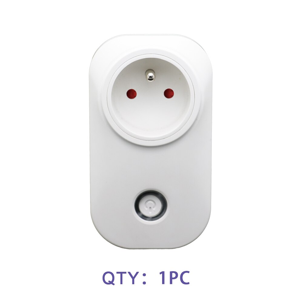 10A Fr Smart Wifi Plug Remote Voice Control Power Monitor Stopcontact Adapter Timing Functie Werk Met Alexa Google Thuis tuya: FR 1pc
