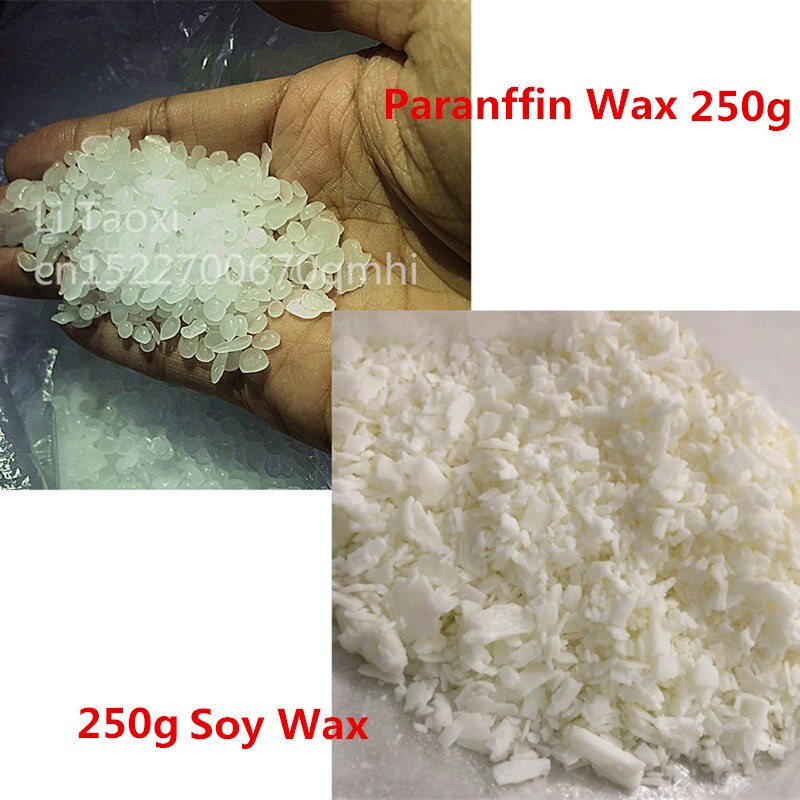 250G Kaars Maken Materialen Pure Paraffine Of Soja Wax Vlokken Scented Diy Wax Kaars Maken Supply Handgemaakte Waxen